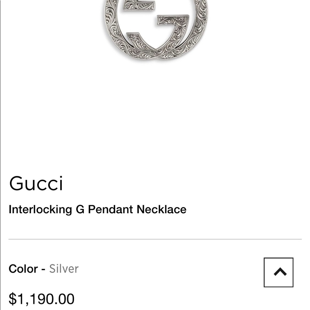❗️SOLD❗️Interlocking G Pendant - Picture 6 of 8